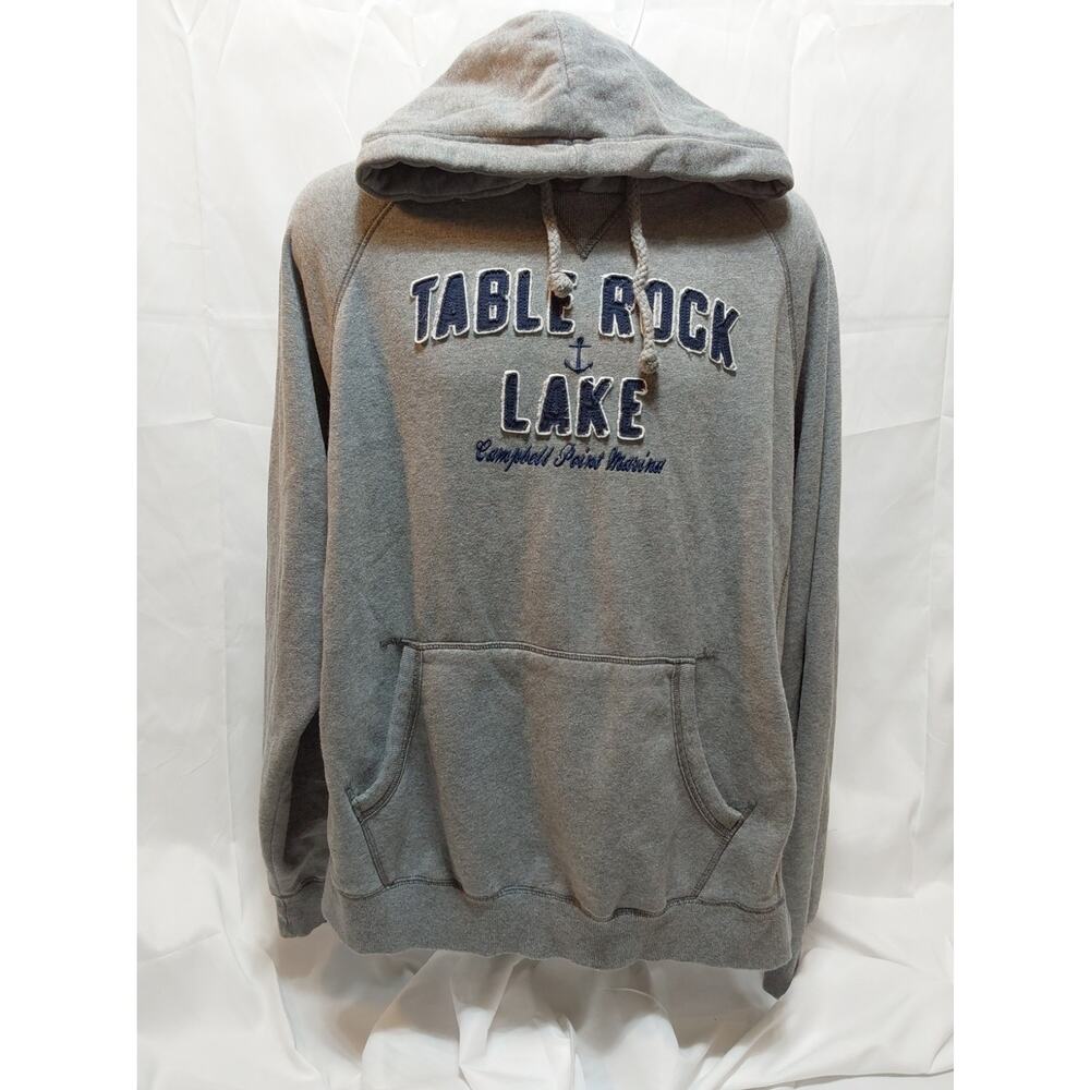Blue 84 XL Grat "Table Rock Lake Campbell Point Marina " Hoodie #M160